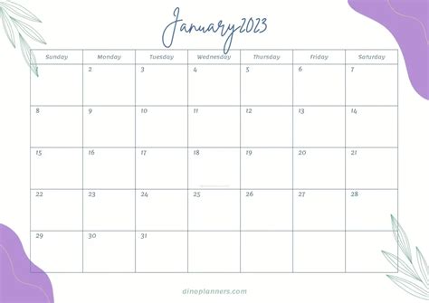 2023 Free Cute ️ Printable Calendars Designs