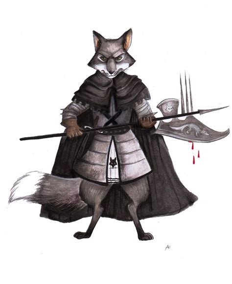 Redwall Mokkan The Marlfox Fantasy Character Design Furry Art