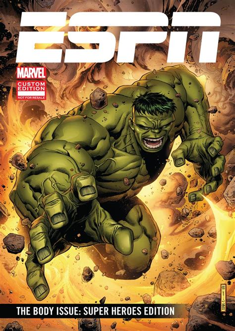 Marvel Comics And Espn The Magazine Release Exclusive Body Issue Insert