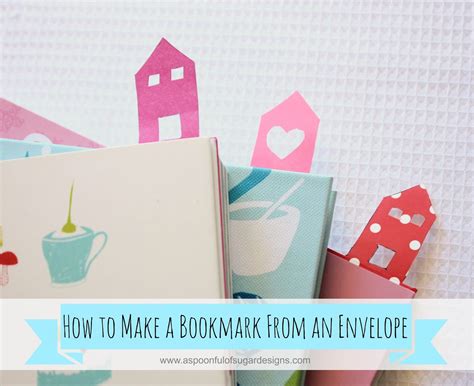 For more ideas on how to make a simple bookmark with paper, check out these origami bookmarks as well as these paper craft ideas. How to Make a Bookmark - A Spoonful of Sugar