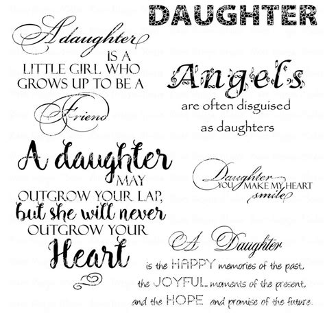 Daughter Quotes Digital Quotes Printable Quotes Word Art Etsy