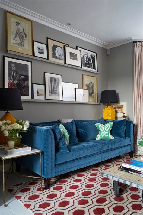 Blue living room ideas carpet sofa red blue living room ideas carpet sofa red 17. Colourful living room living room transitional with blue sofa red patterned rug | DC General ...