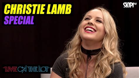 christie lamb live on the lot youtube