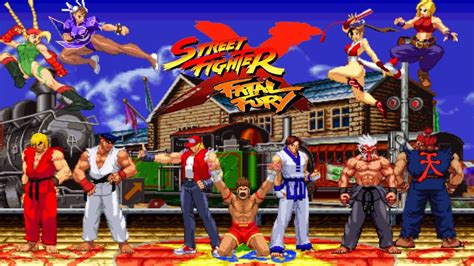 Street Fighter Vs Fatal Fury Videogames Crossover Trailer Youtube