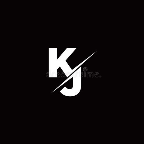 Letter KJ logo concept stock vector. Illustration of commerce - 95973122