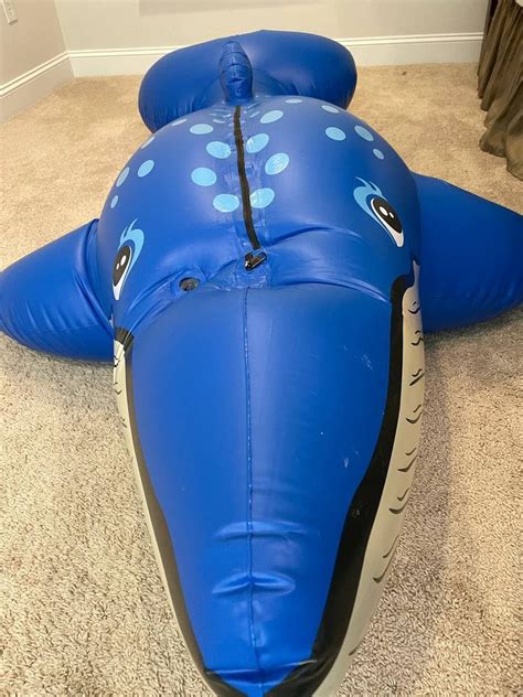 Inflatable Blue Whale Suit Horseplay Toys