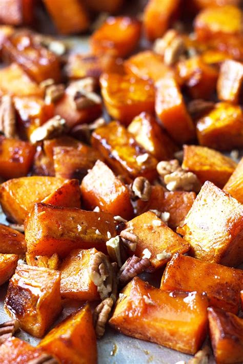 Maple Roasted Sweet Potatoes Countryside Cravings