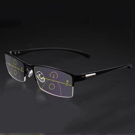 Compre Tr90 Titanium Multifocal Reading Glasses Progressive Photochromic Bifocal Anti Uv Blue