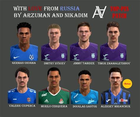 Pes Facepack With Love From Russia Kazemario Evolution