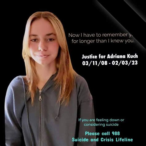 Adriana Kuchs Father Says She Killed Herself After Taunting Text About Beatdown
