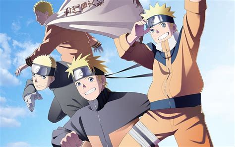 Uzumaki Naruto Four Generations Hokage Naruto All Hokage Hd