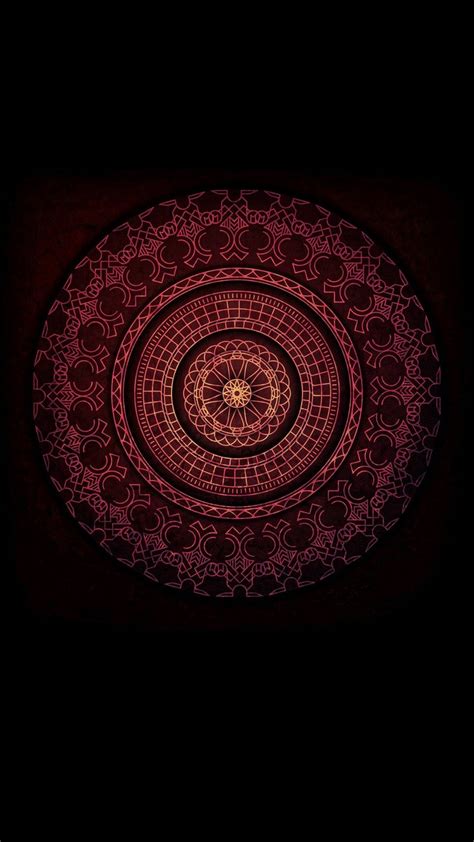 Download Indian Aesthetic Dark Mandala Wallpaper