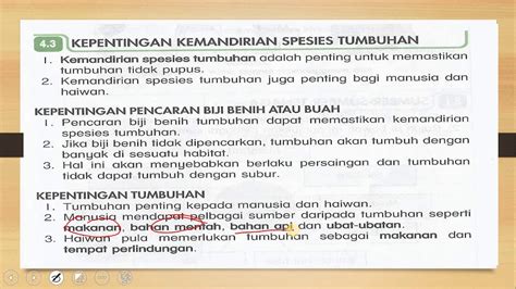 Nota sains bunyi dan pendengaran. Sains Darjah 5 - Kepentingan Kemandirian Spesis Tumbuhan ...