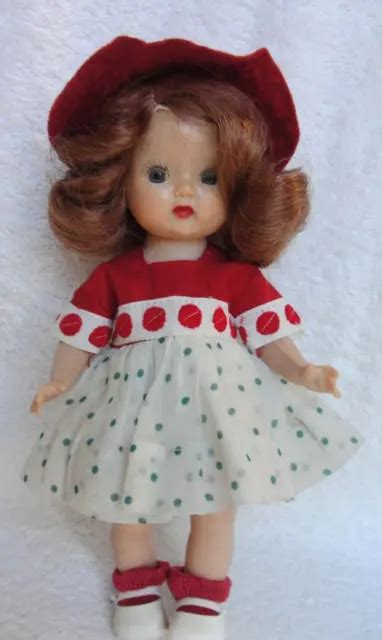 Vintage Muffie Red Hair Doll In Original Rare Variation Outfit Ec