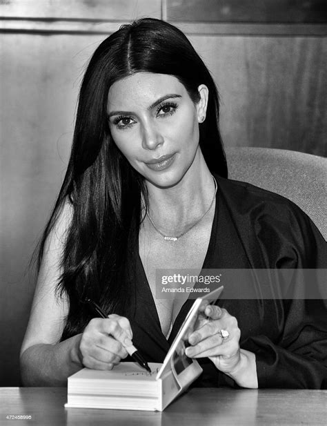 Television Personality Kim Kardashian Signs Copies Of Her Book News Photo Getty Images