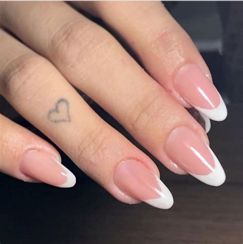 Almond Nails Rounded Acrylic Nails Almond Nails French Almond Nails