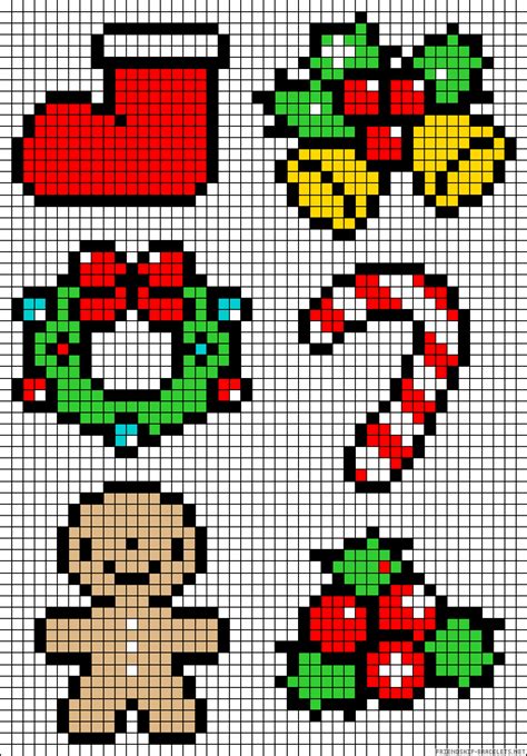 Je vous propose aujourd'hui de réaliser des pixel art hiver !. pixel art noel cadeau : +31 Idées et designs pour vous inspirer en images