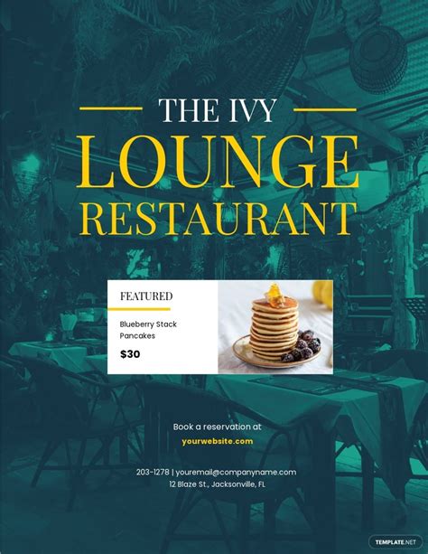 36 Free Restaurant Flyer Templates Customize And Download