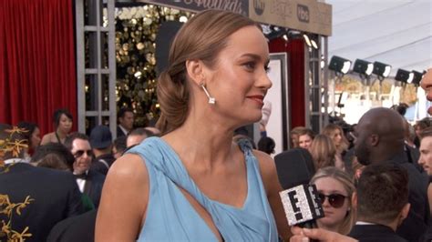 Brie Larson Figured Out Her Sag Awards Dress 2 Hours Before Showtime