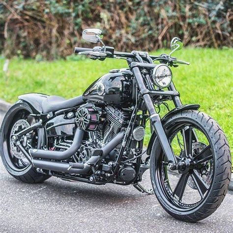 Custom Built Harley Davidson Softail Breakout Bobber And Chopper Bikes