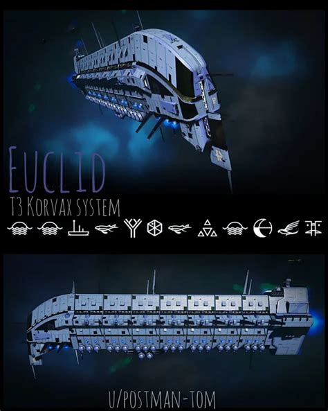 Awesome Looking Dreadnought Capital Freighter In Steel Bluelight