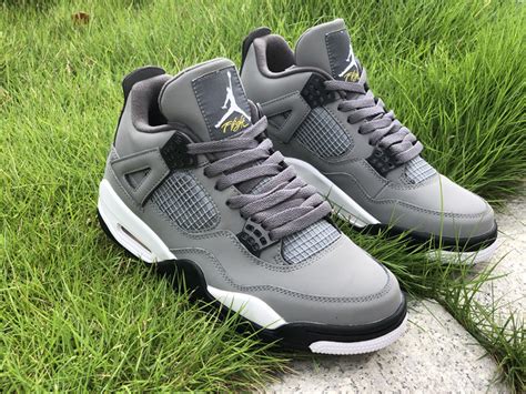 2019 Air Jordan 4 Retro Cool Grey Chrome Dark Charcoal Mens Size