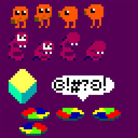 Pixilart Qbert Custom Sprites By Rafastudios2023