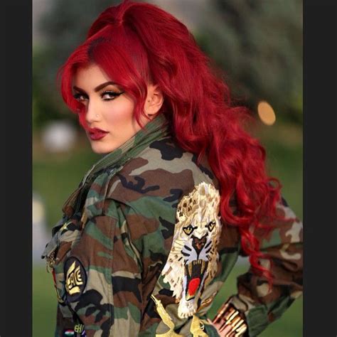 Helly Luv Beauty Clothes Red Hair Goth Glam
