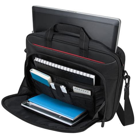 Targus Laptop Bag — Black 156 Classic Slim Briefcase Messenger Bag