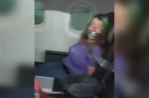 The Flight Attendant Has Bitten An American Airline Crew Who Tied A Passenger With Duct Tape To