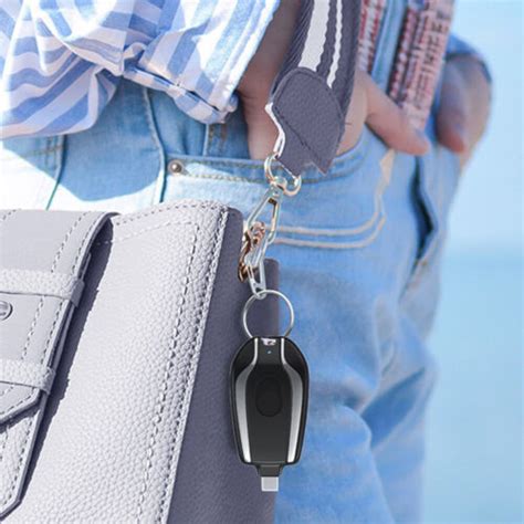 Keychain Portable Mini Power Bank Emergency Pod Charger For Phone