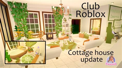 Club Roblox Cottage House Update Aesthetic And Boho Speed Build Youtube
