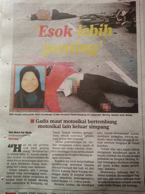 Tiga faktor ni yang membawa kepada kemalangan (teori domino punca kemalangan). budak bakong: Alhamdulilah tuntutan kes kemalangan maut ...