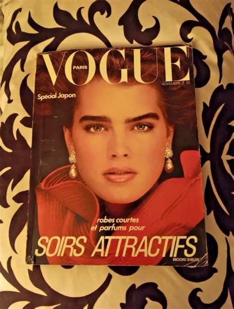Vogue Paris November 1982 Special Japon Brooke Shields Magazine 5000
