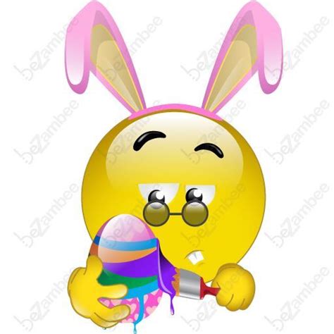 Easter Emoji Funny Easter Bunny Easter Humor Smiley Emoticon Smiley