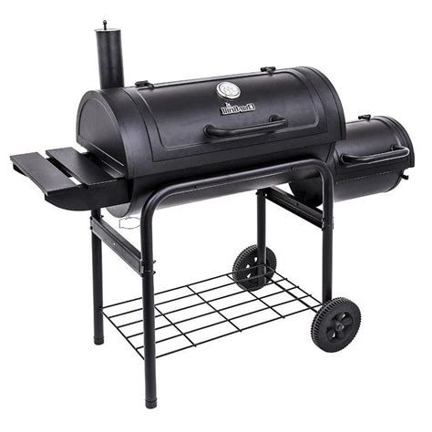 Large Charcoal Grill Offset Smoker Bbq Portable Barbecue