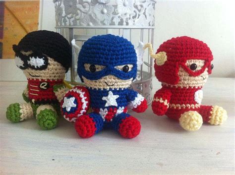 Super Heroes Amigurumi By Ikluk Tejidos A Crochet Ganchillo Amigurumi