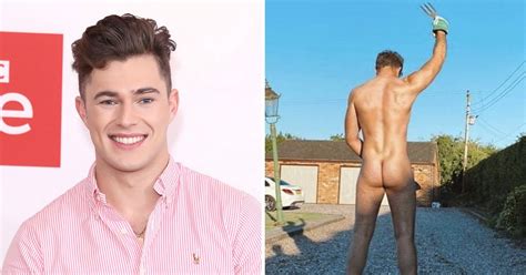 Curtis Pritchard Sends Fans Wild As He Poses Completely Naked In Cheeky