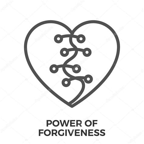 Power Of Forgiveness — Stock Vector © Leshkasmok 130534478