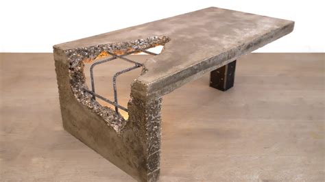 Concrete And Wood Furniture - The Arts