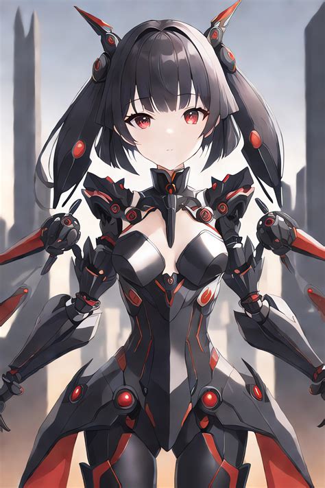Android Robot Anime Girl Ai Unedited By Ducklabz On Deviantart