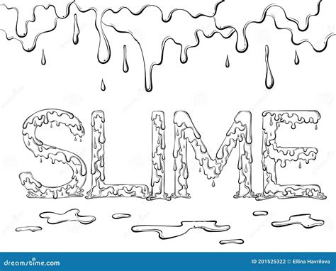 Drip Coloring Pages