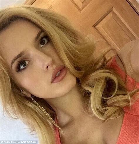 Bella Thorne Snaps Selfies In Red Dress On Mtvs Scream Set Daily