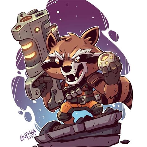 Here Is The Final Chibi Rocket I Should Have Prints Available In The