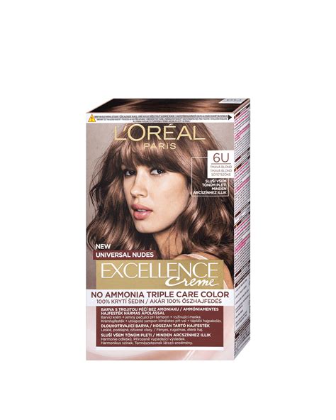 Excellence Cr Me Permanent Hair Color Universal Nudes U Dark Blonde Peppery Spot