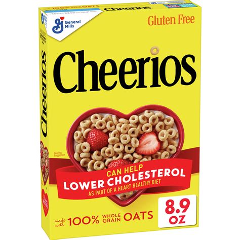 Cheerios Gluten Free Cereal Box 12 Ct 89 Oz