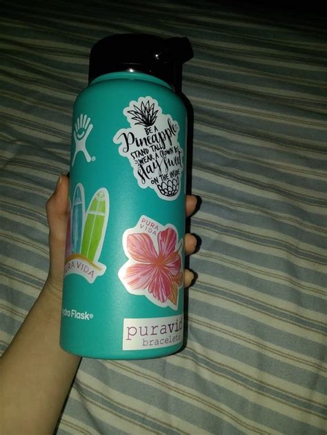 Hydro Flask With Stickers Hydroflask Hydro Flask Bottle Water