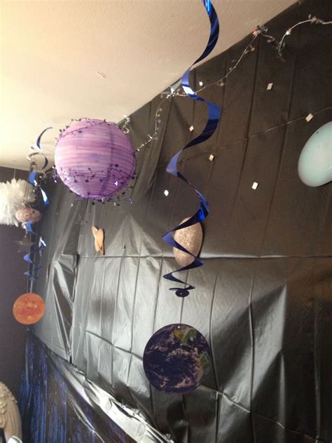 Outer Space Party Background Space Theme Party Space Birthday Party