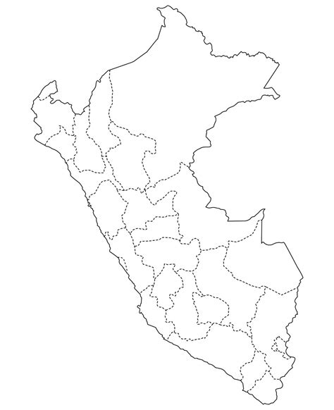 Mapa Del Perú Mapa Político Del Perú Y Mapas Del Perú Para Colorear