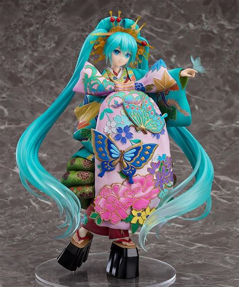 Hatsune Miku Figure Chokabuki Kuruwa Kotoba Awase Kagami Kimono Ver 1